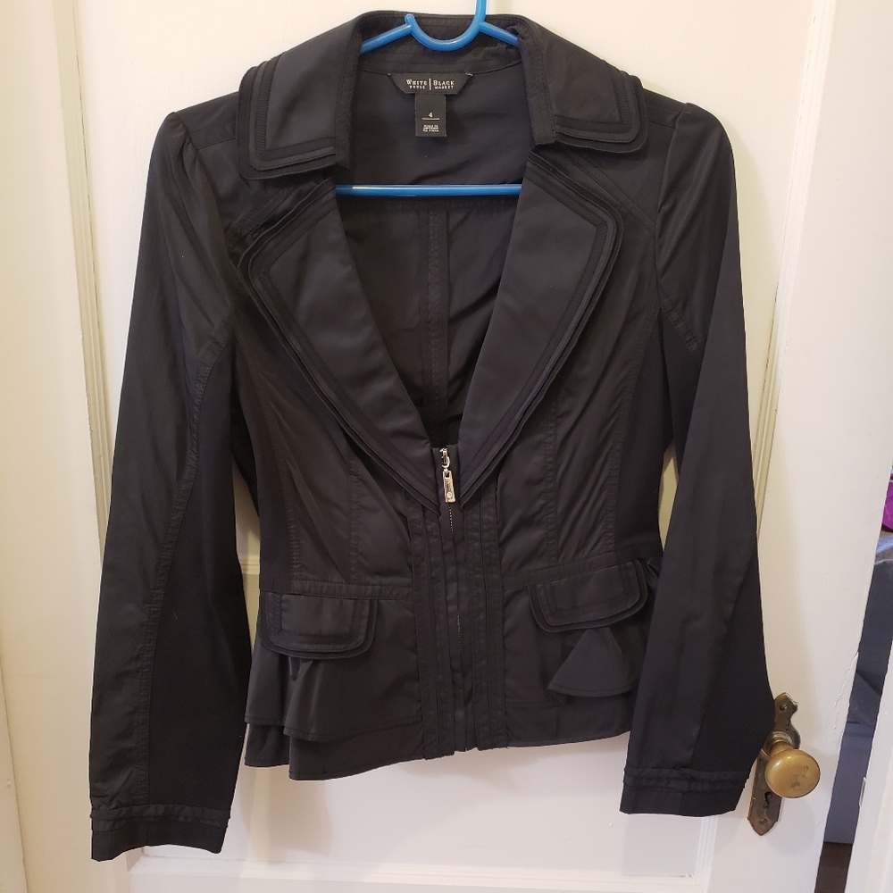 White House Black Market blazer with peplum